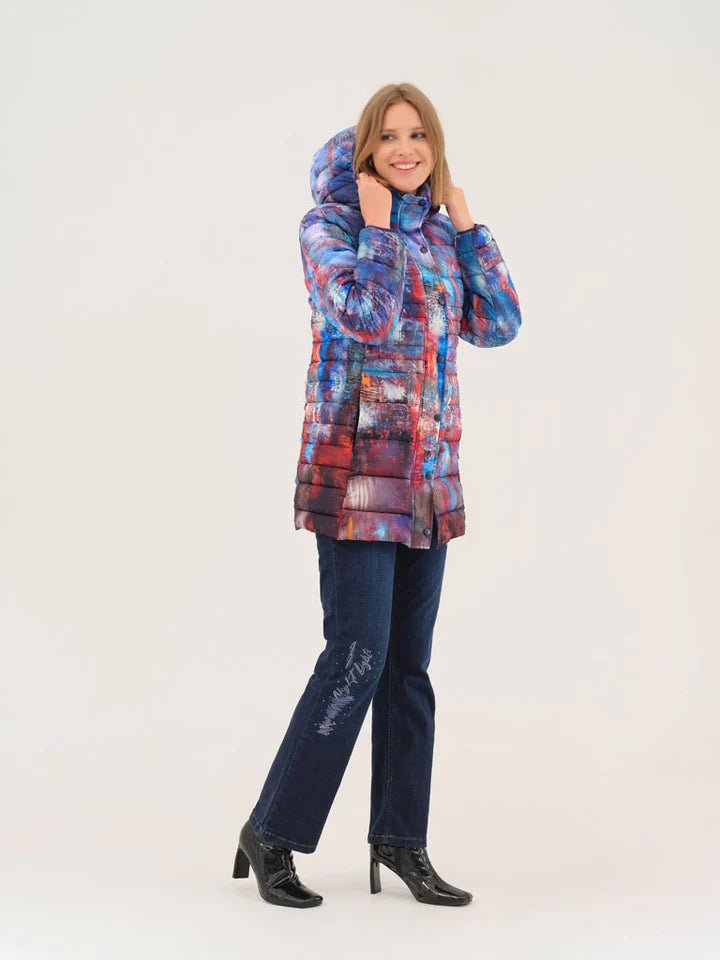 Dolcezza “The Blue City” Print Coat - Juli's Wearable Art
