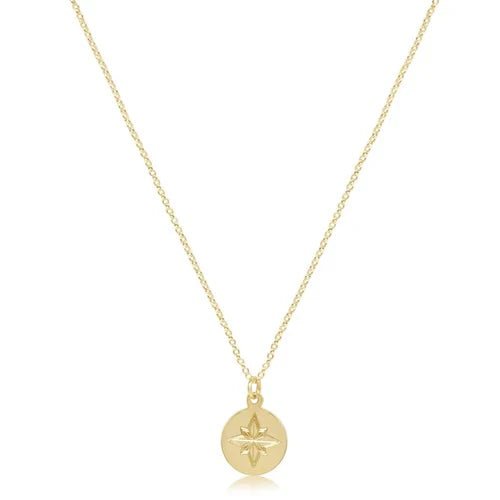 Enewton 16" Necklace Gold - Direction Gold Disc - Juli's Wearable Art