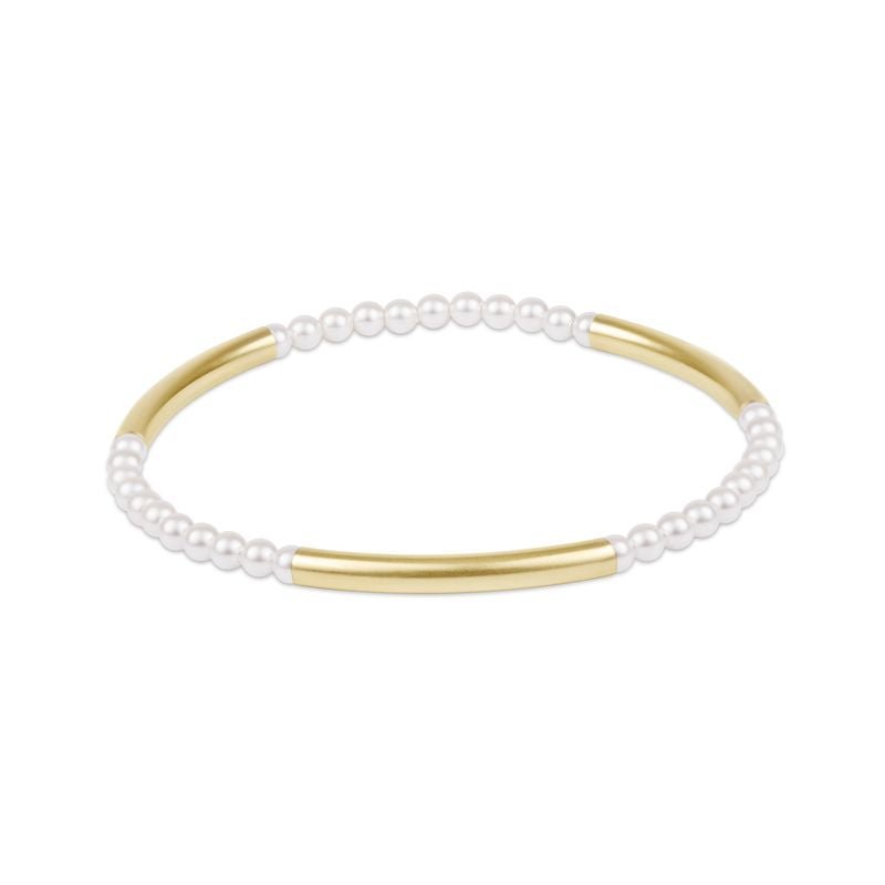 Enewton Bliss Bar Pattern Pearl 3mm Bracelet - Juli's Wearable Art