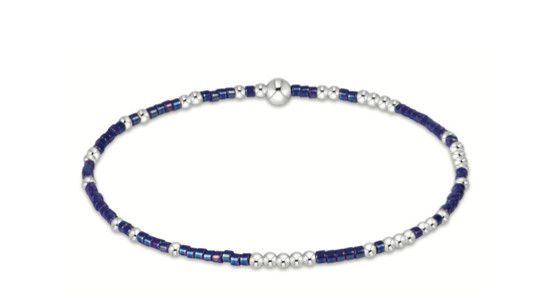 Enewton Hope Unwritten Sterling Bracelet Blue Metallic - Juli's Wearable Art