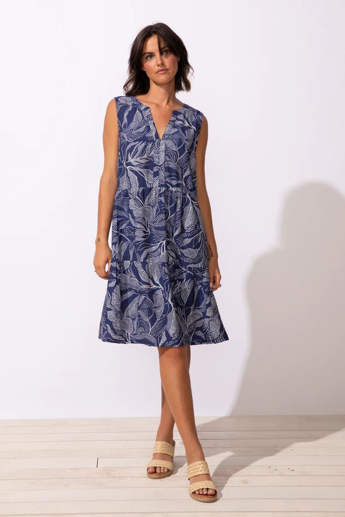 Escape by Habitat Paradise Dress | Navy - Juli's Wearable Art