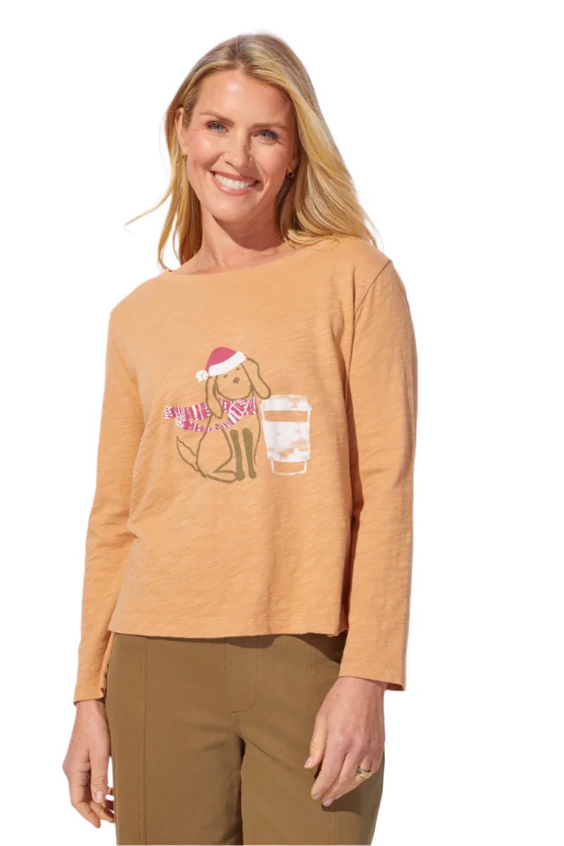 Escape by Habitat – Puppy Cotton Slub Boxy Tee - Juli's Wearable Art