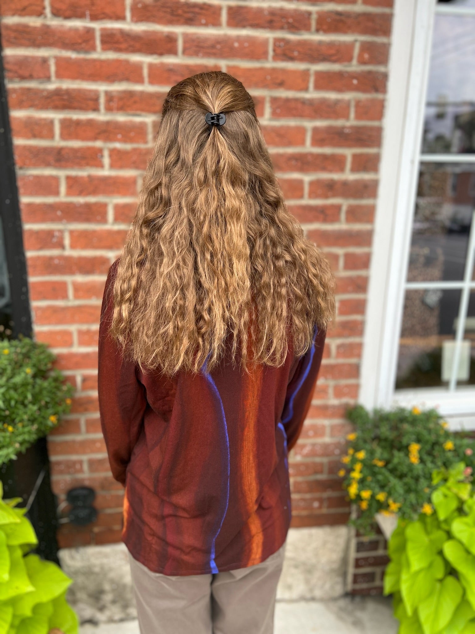 FDJ Long Sleeve Printed Mock Neck Top - Juli's Wearable Art