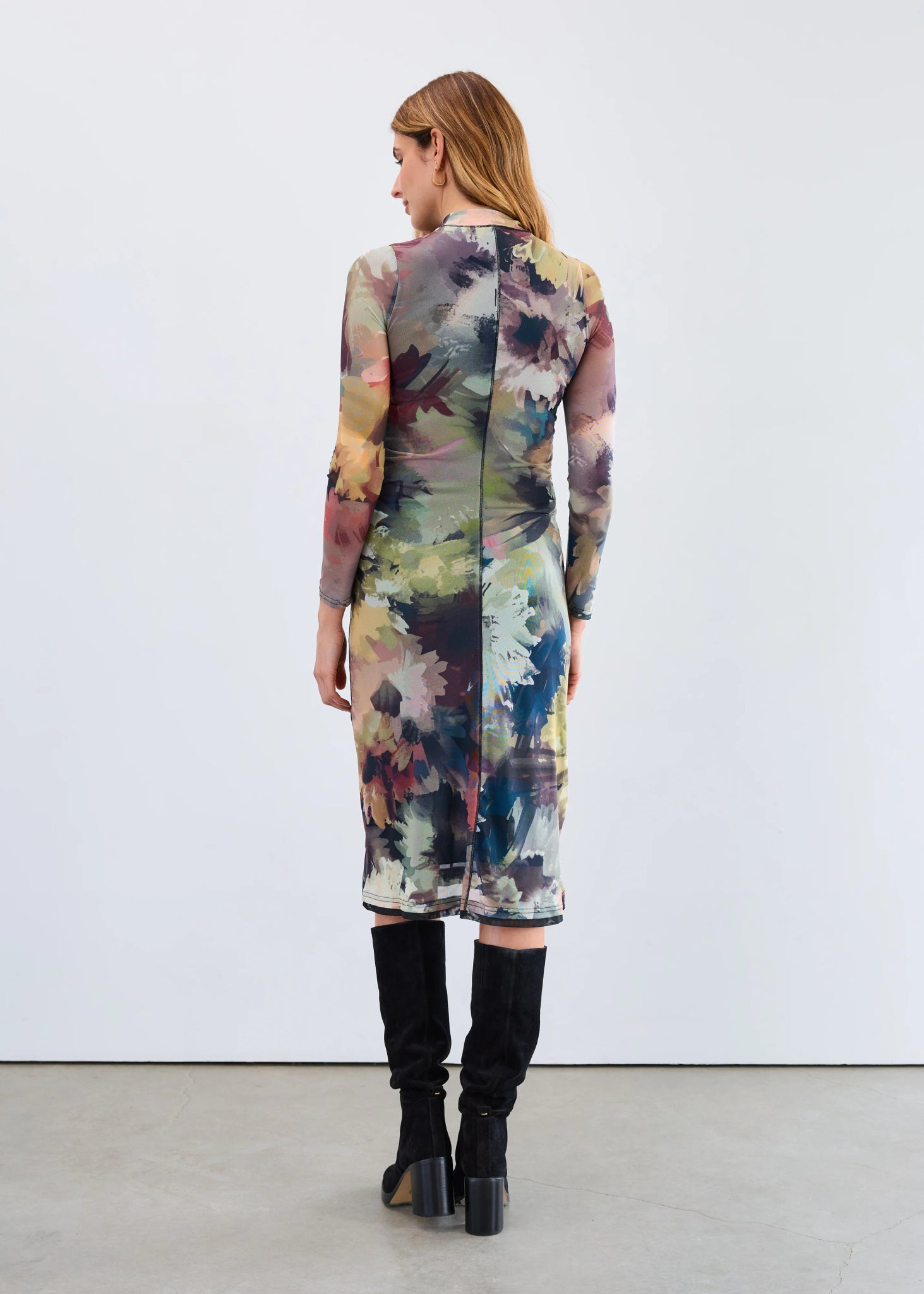 FDJ Mesh Midi Dress, Melanie - Juli's Wearable Art