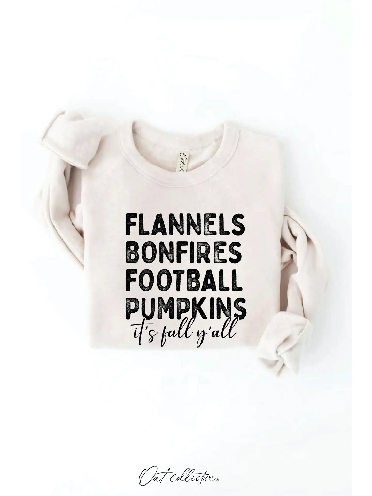 Flannels Bonfires Graphic Sweatshirt - Juli's Wearable Art