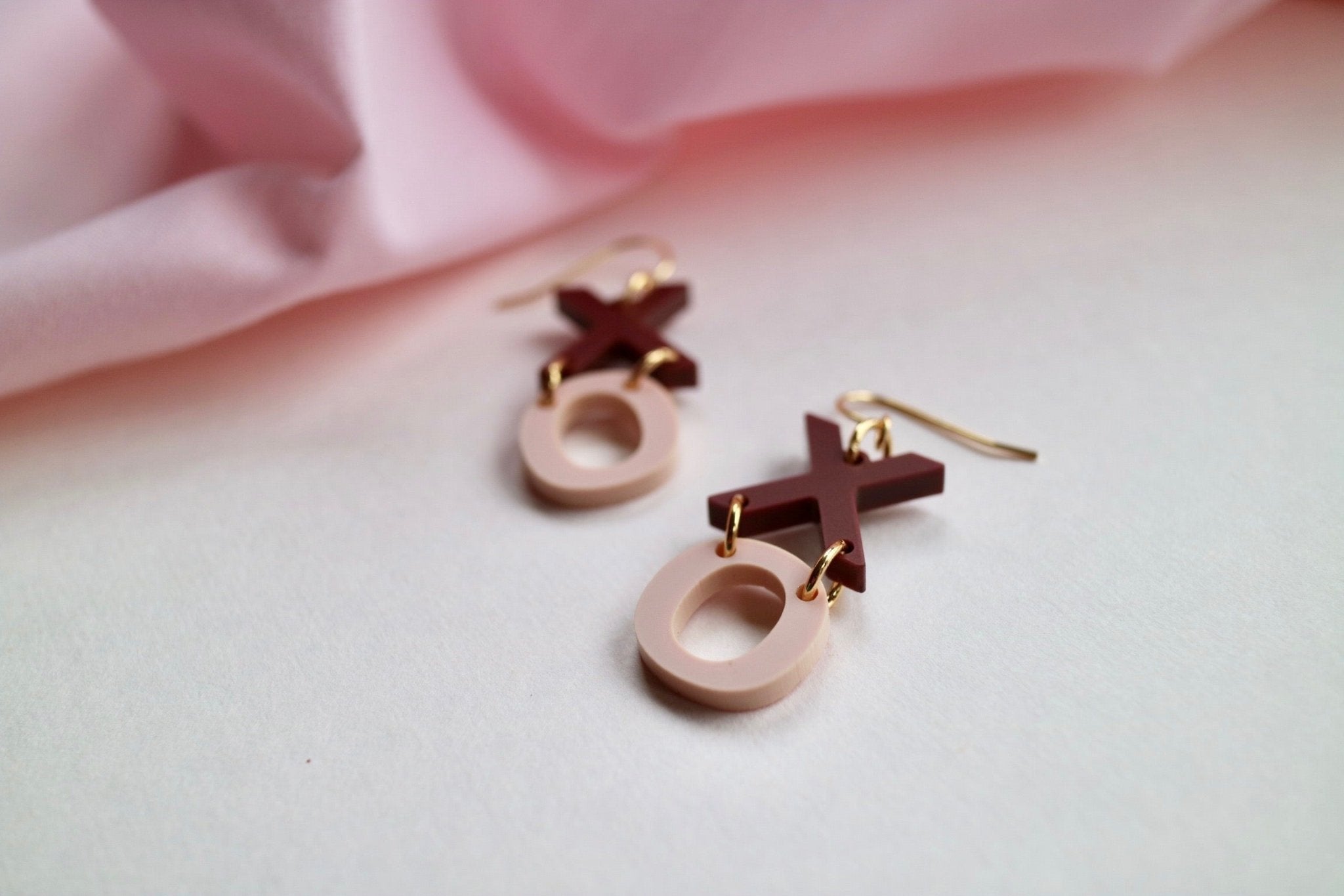 "Flirty" X and O Earrings - Juli's Wearable Art