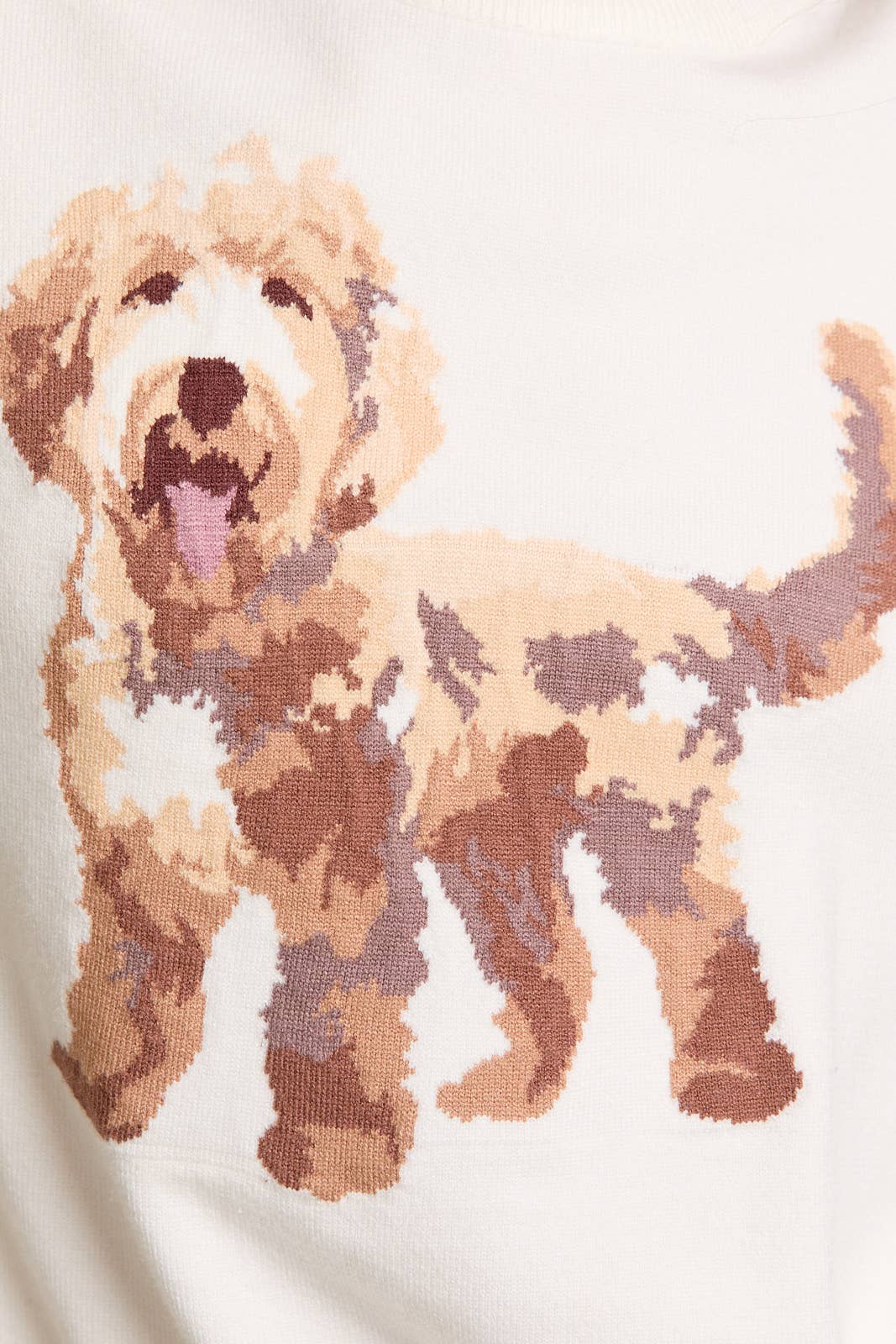 Golden Doodle Puppy Crew Neck Sweater - Juli's Wearable Art
