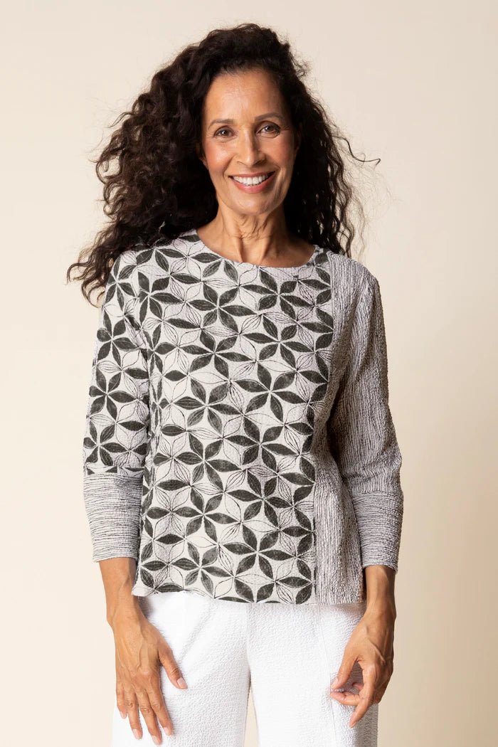 Habitat Amalfi Floral Pullover | Willow - Juli's Wearable Art