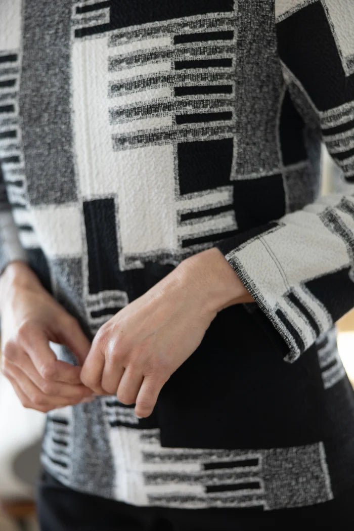 Habitat Fair and Square Ruched Collar Top - Juli's Wearable Art