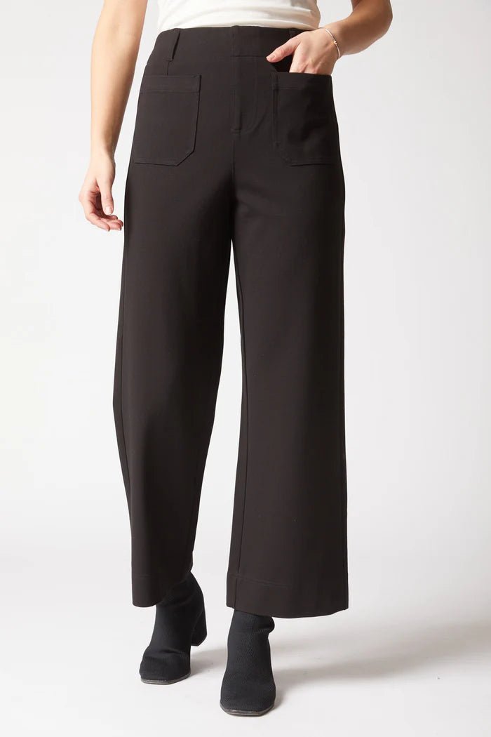 Habitat Luxe Ponte Crop Wide Leg Pant - Juli's Wearable Art