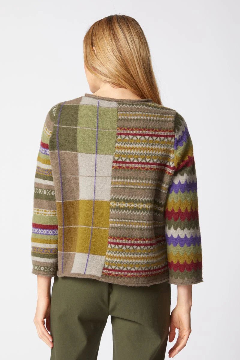 Habitat Mixed Pattern Pullover - Juli's Wearable Art