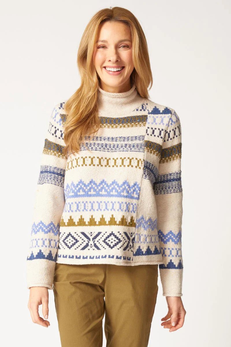 Habitat Snow Drift Sweater - Dove - Juli's Wearable Art