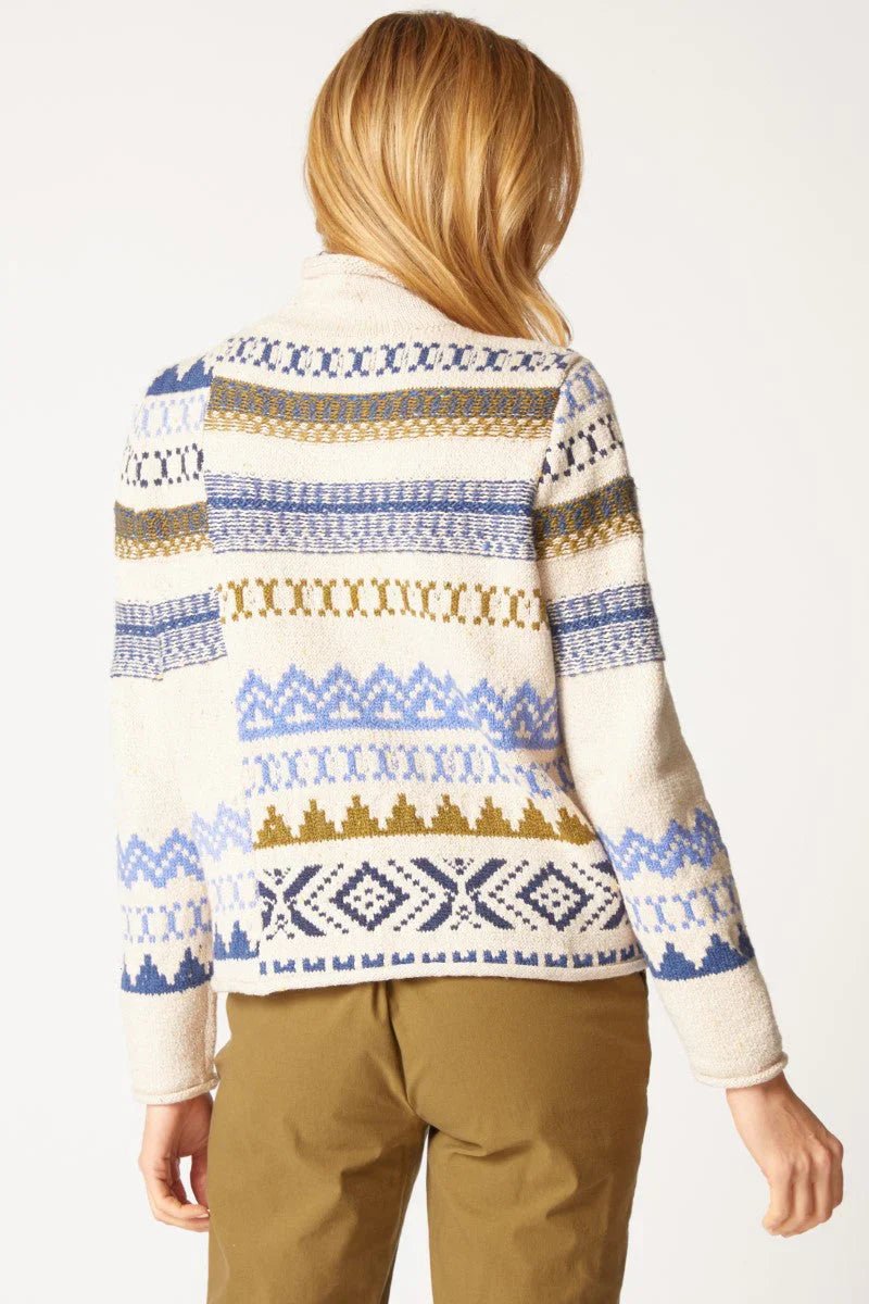 Habitat Snow Drift Sweater - Dove - Juli's Wearable Art