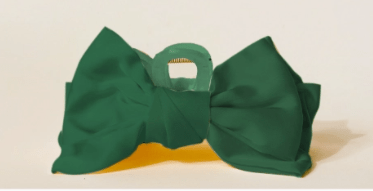 Holiday Mini Satin Bow Clips - Juli's Wearable Art