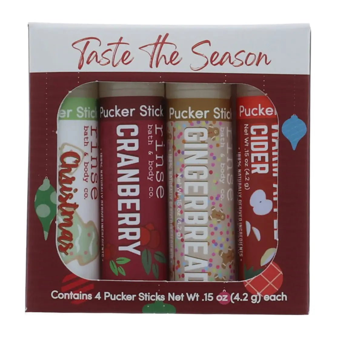 Holiday Pucker Stick – Taste the Season Lip Balm Pack - Juli's Wearable Art