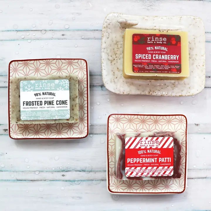 Holiday Soap - A Handmade Holiday (3 Bars) - Juli's Wearable Art