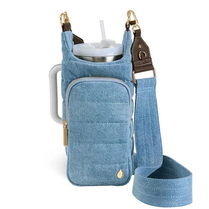 Hydrobag® Handle™ - Light Denim with Gold Hardware - Juli's Wearable Art