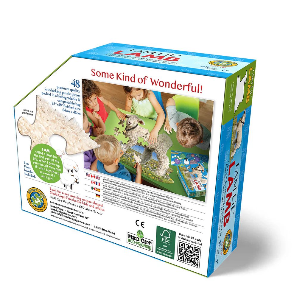 I Am Lil’ Lamb 48 - Piece Puzzle - Juli's Wearable Art