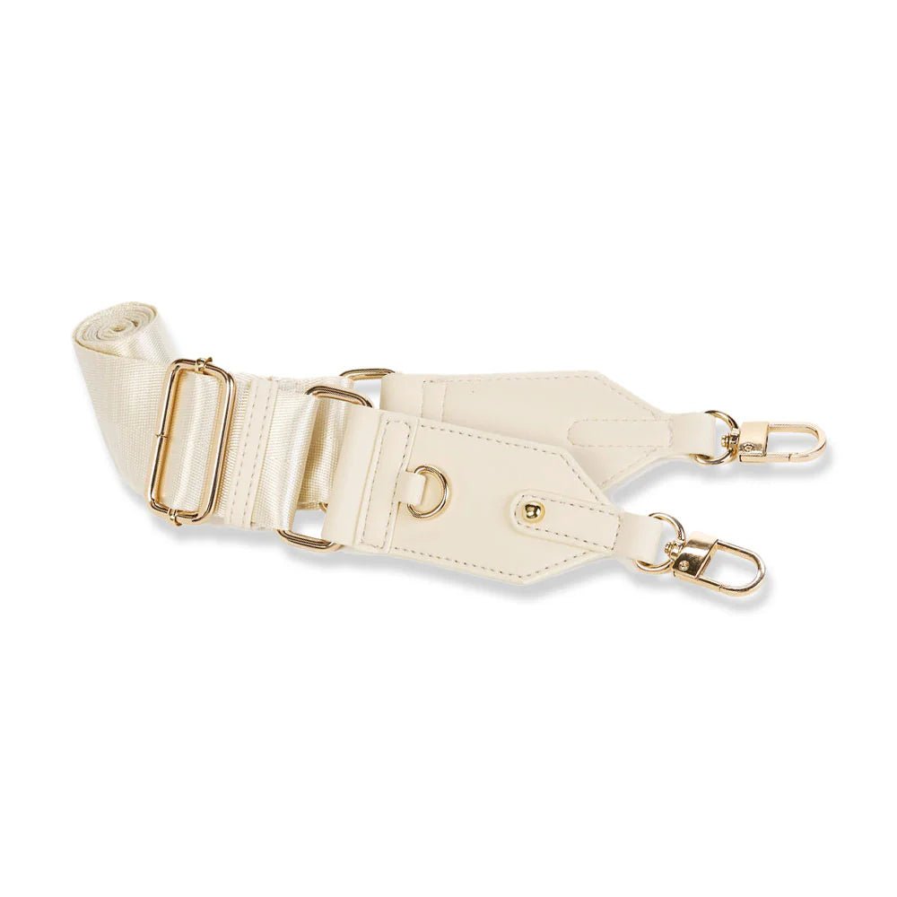 Ivory Vegan Leather HydroBag® with Strap Bundle - Juli's Wearable Art