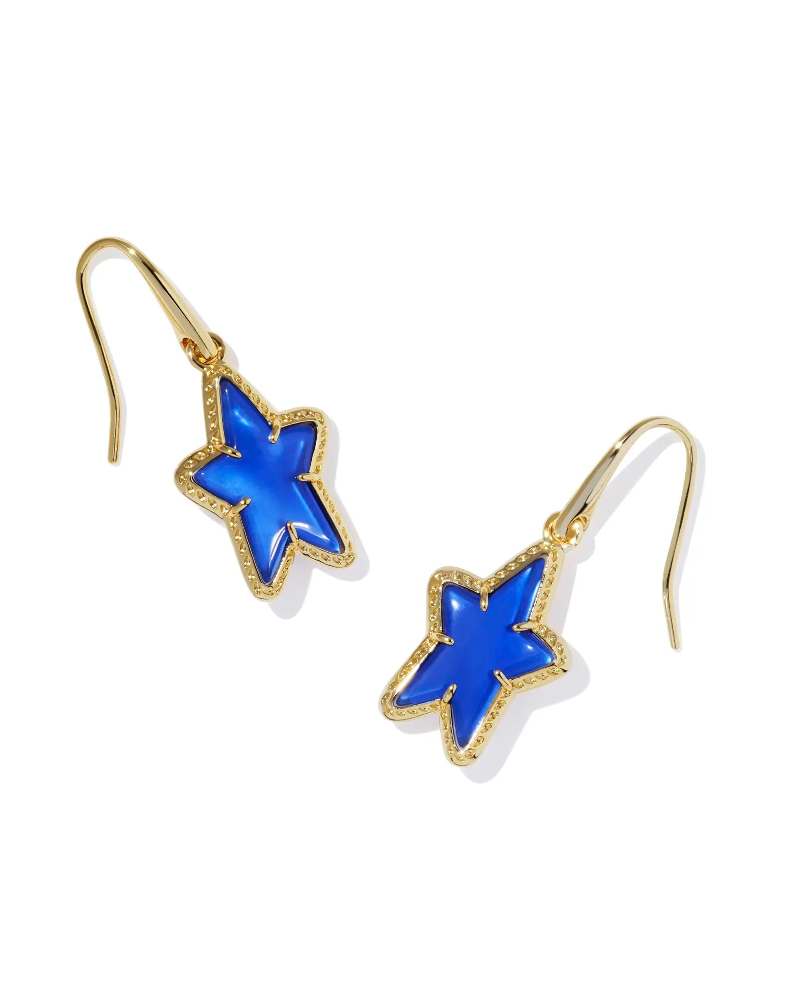 Kendra Scott Ada Gold Star Small Drop Earrings - Juli's Wearable Art