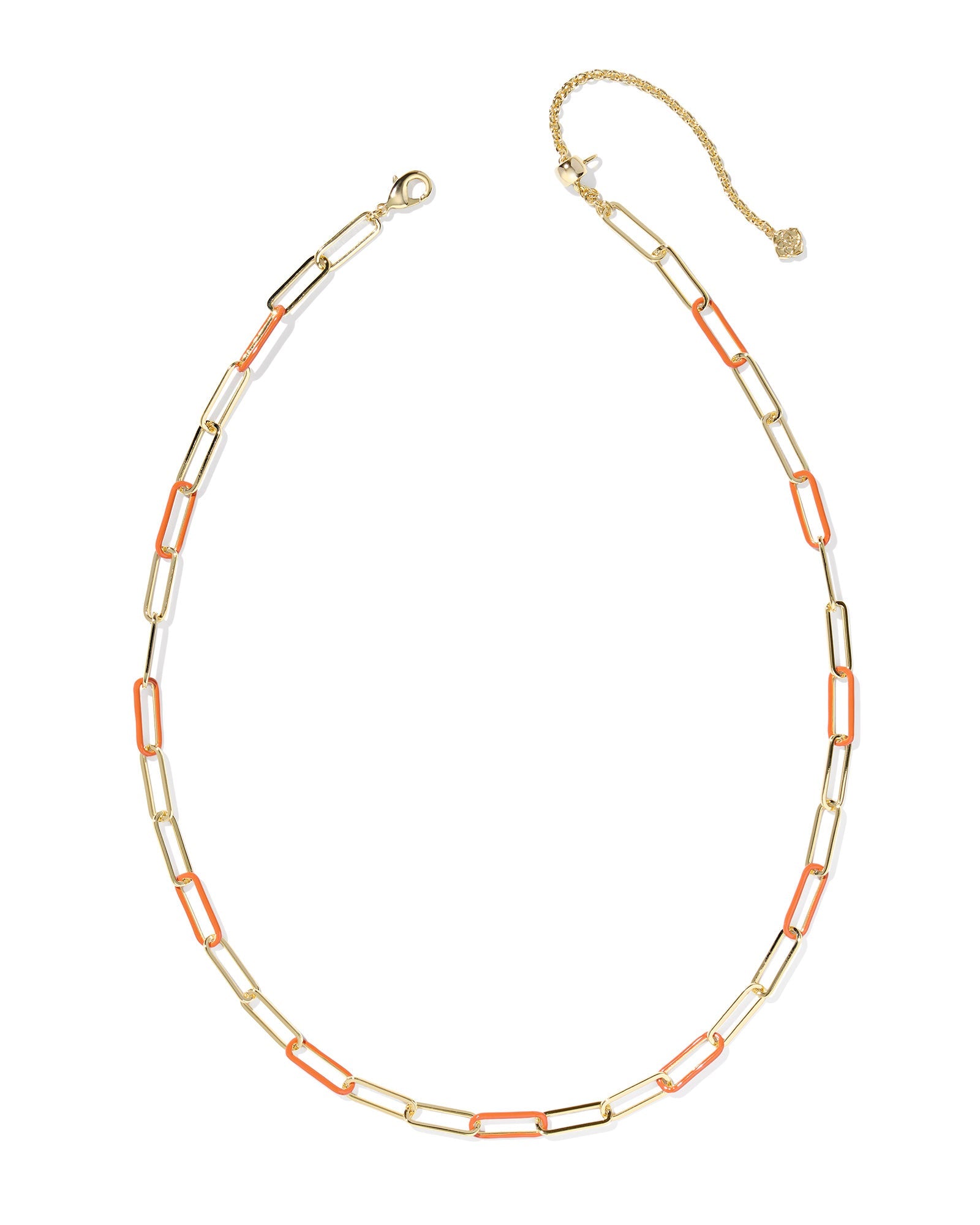 Kendra Scott Ainsley Convertible Necklace - Gold & Dark Orange - Juli's Wearable Art
