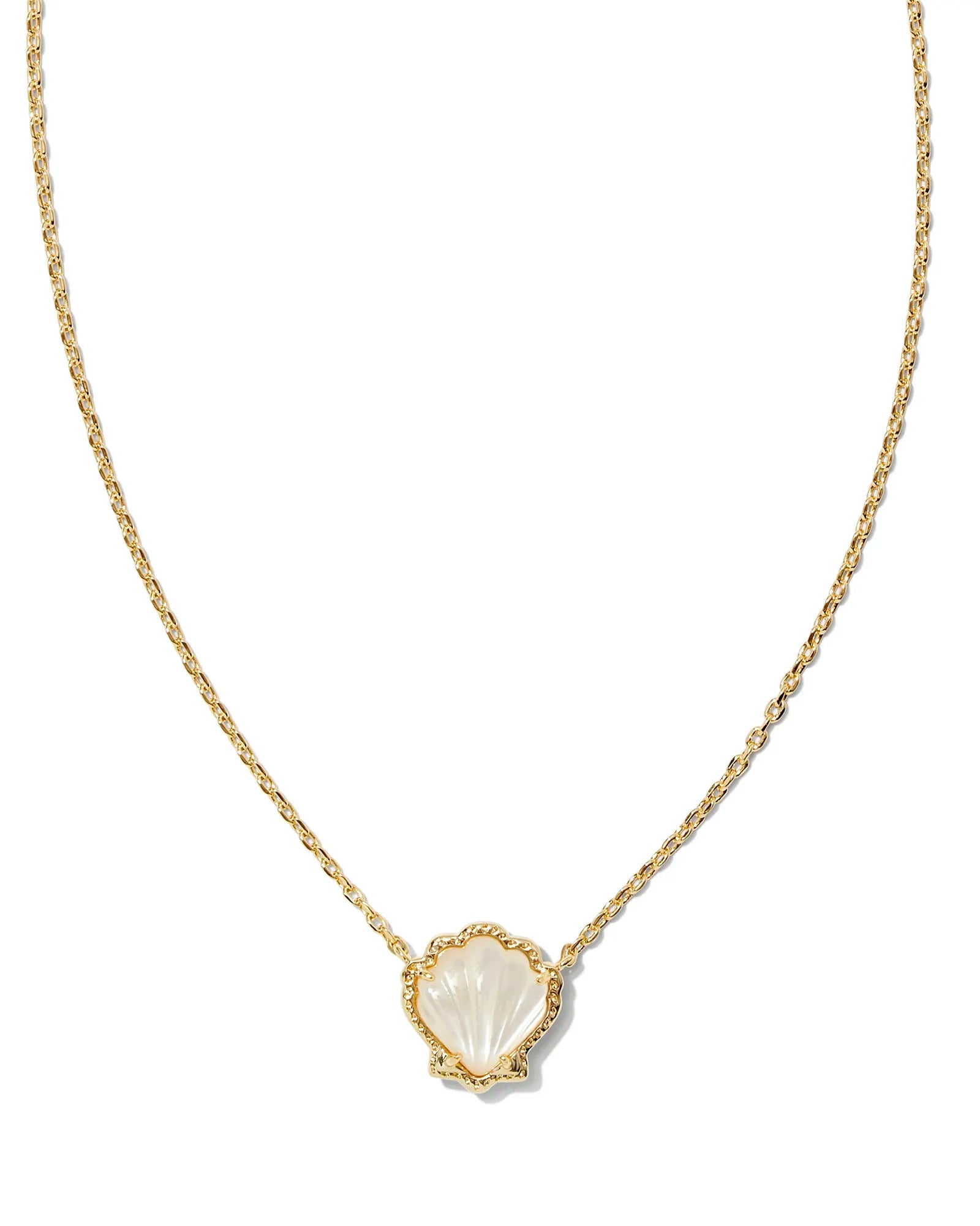 Kendra Scott Brynne Gold & Ivory Shell Necklace - Juli's Wearable Art