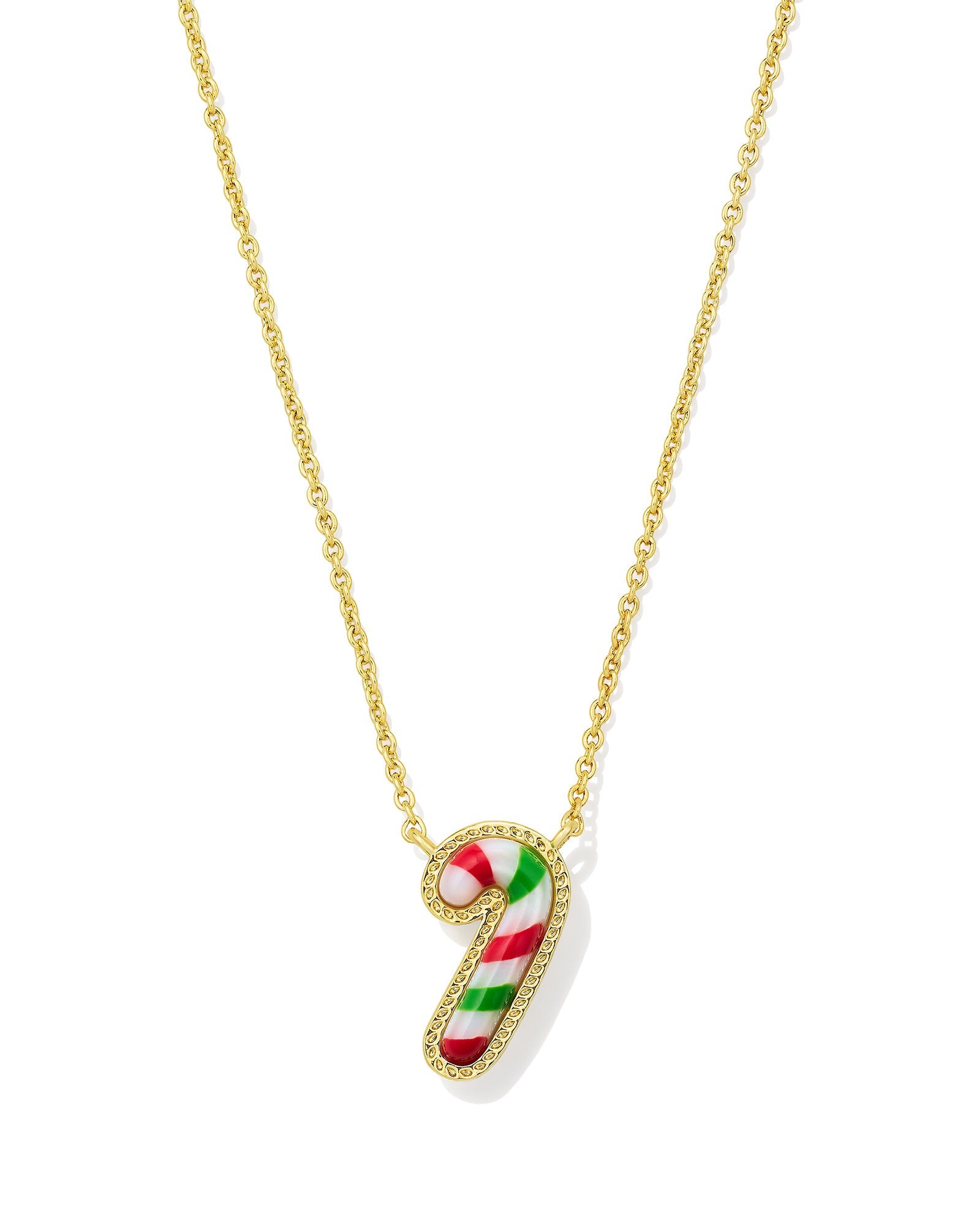 Kendra Scott Candy Cane Short Pendant Necklace - Juli's Wearable Art