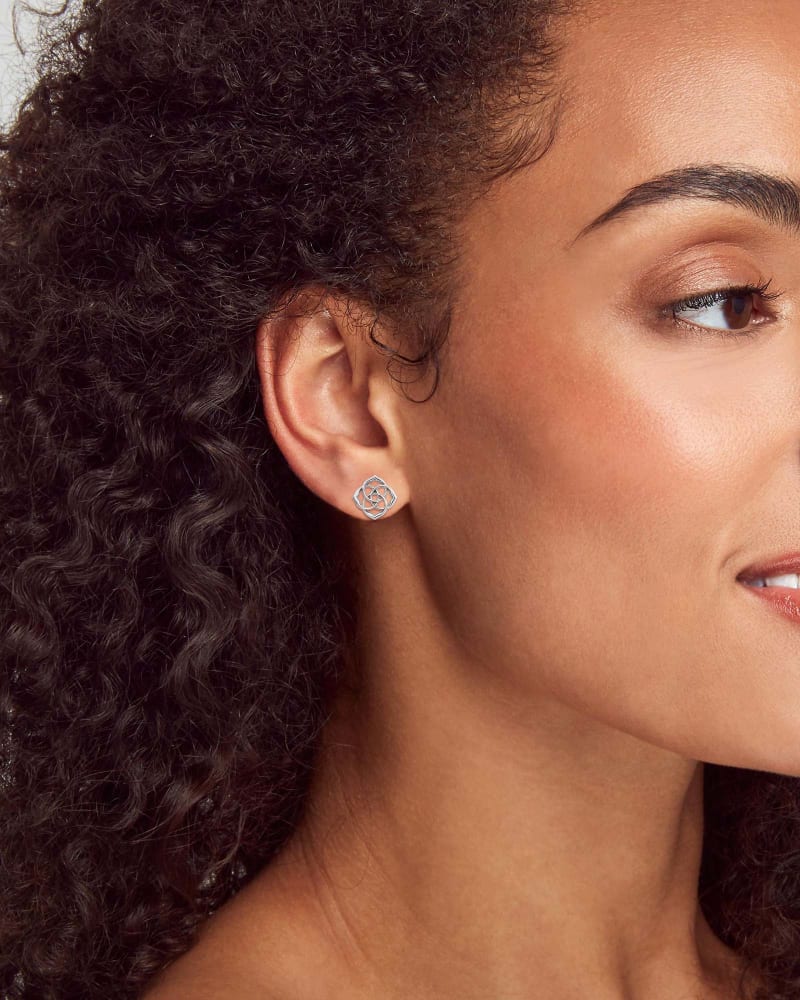 Kendra Scott Dira Silver Stud Earrings - Juli's Wearable Art