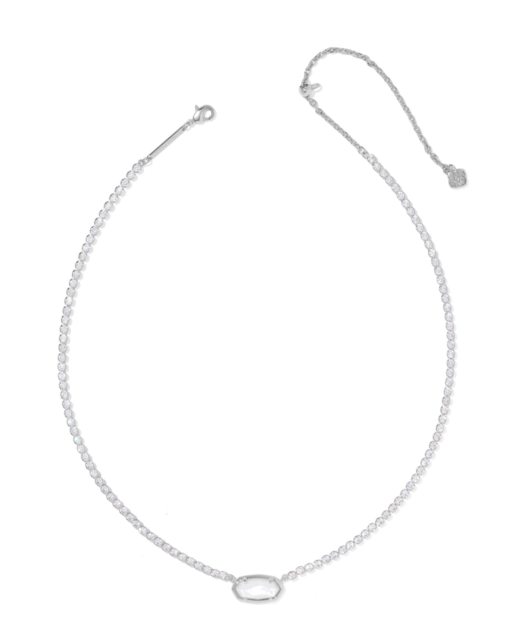 Kendra Scott Elisa Tennis Necklaces – Ivory Mother of Pearl - Juli's Wearable Art