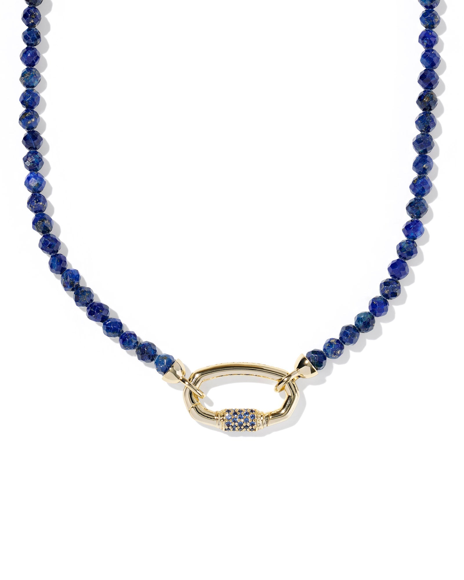 Kendra Scott Emery Beaded Strand Necklace - Gold & Blue Lapis - Juli's Wearable Art