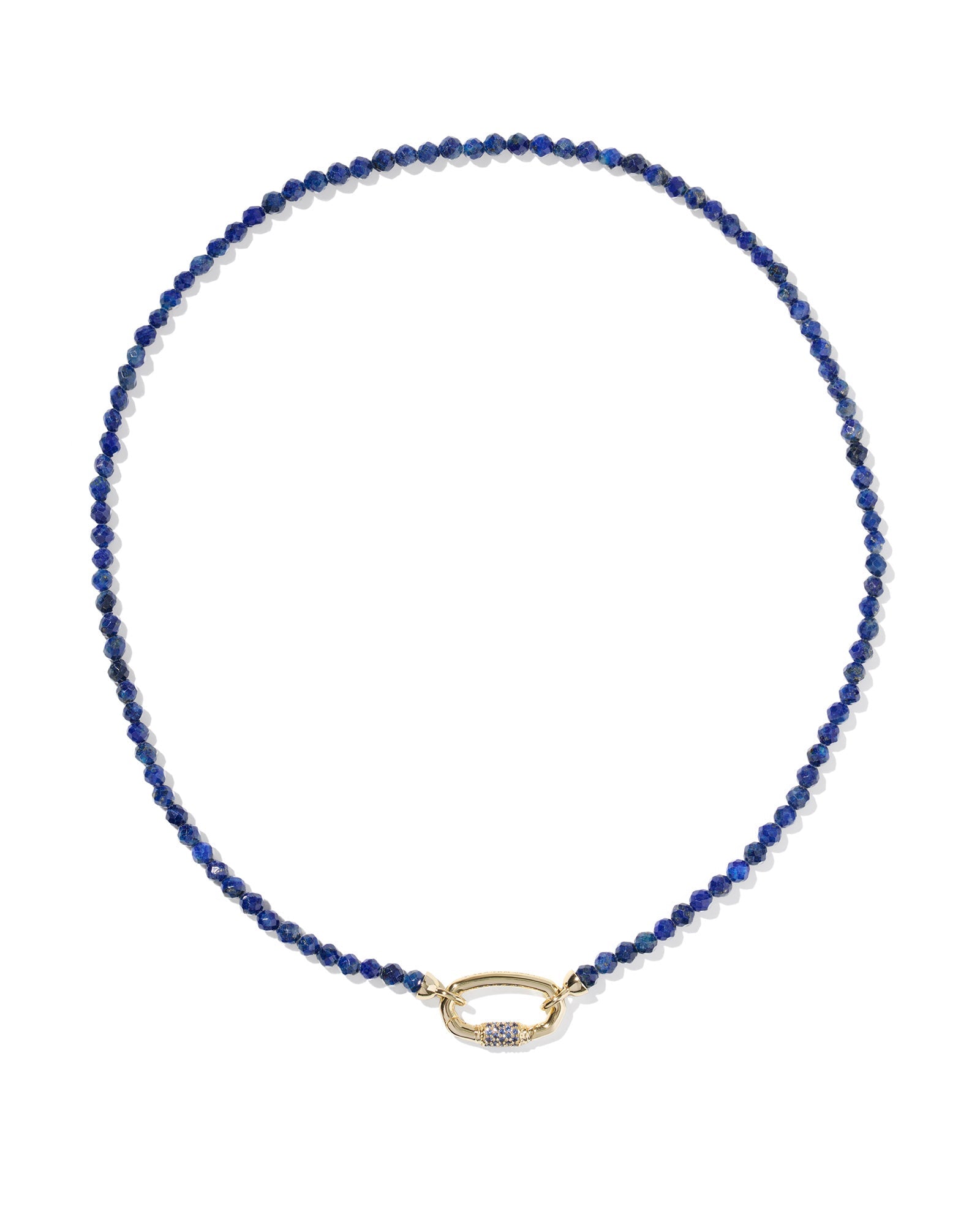 Kendra Scott Emery Beaded Strand Necklace - Gold & Blue Lapis - Juli's Wearable Art
