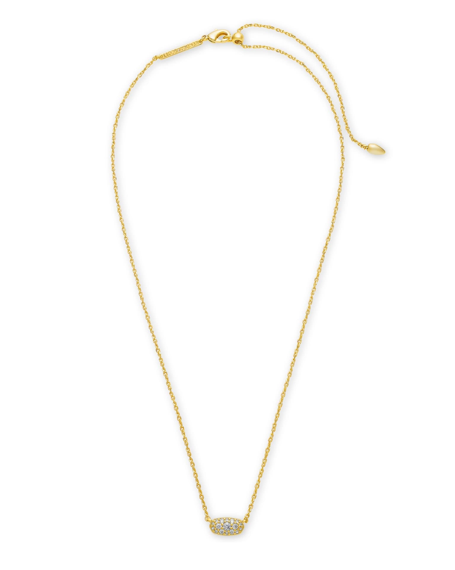 Kendra Scott Grayson Crystal Pendant Necklace | Gold - Juli's Wearable Art