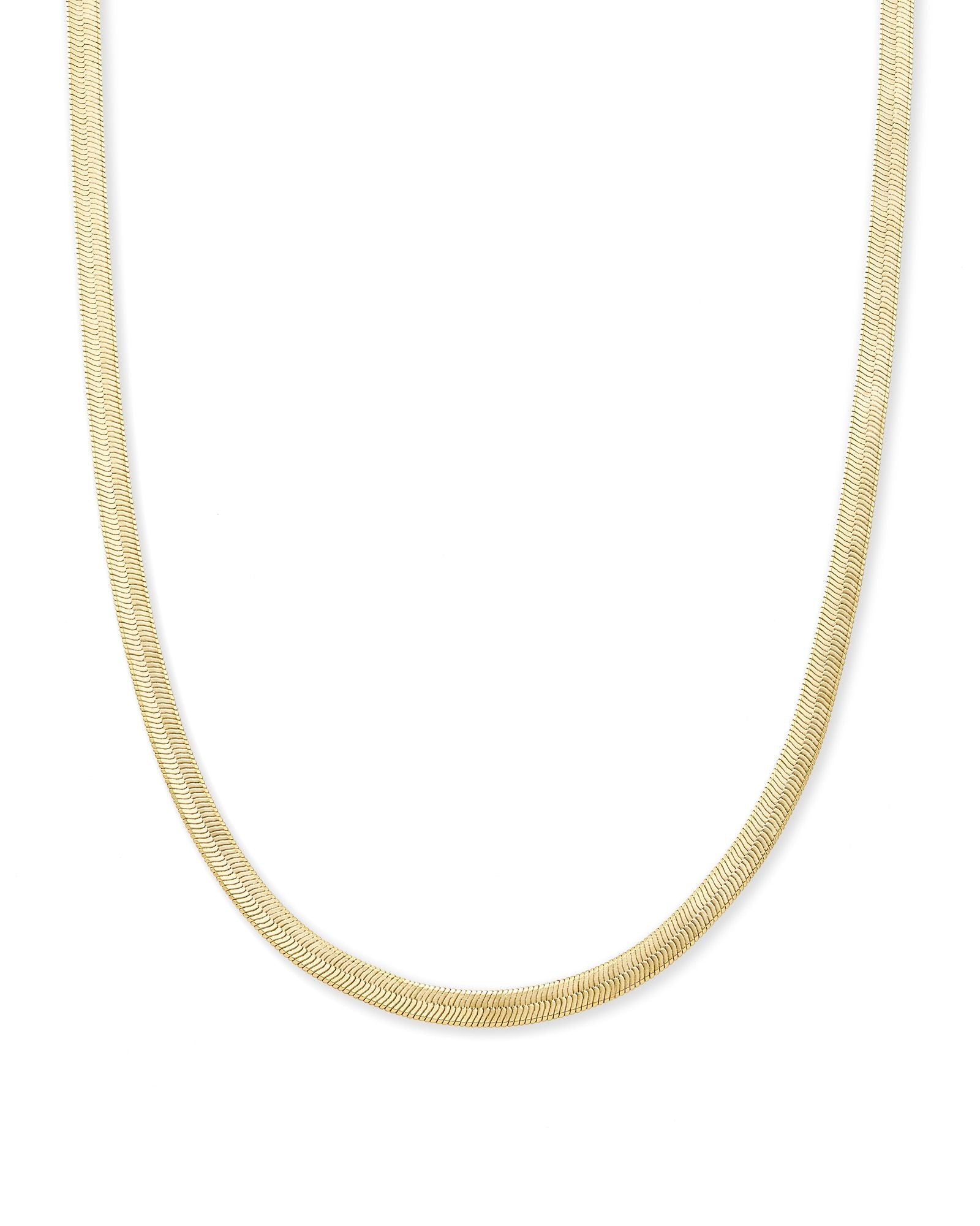 Kendra Scott Kassie Herringbone Chain Necklaces - Juli's Wearable Art