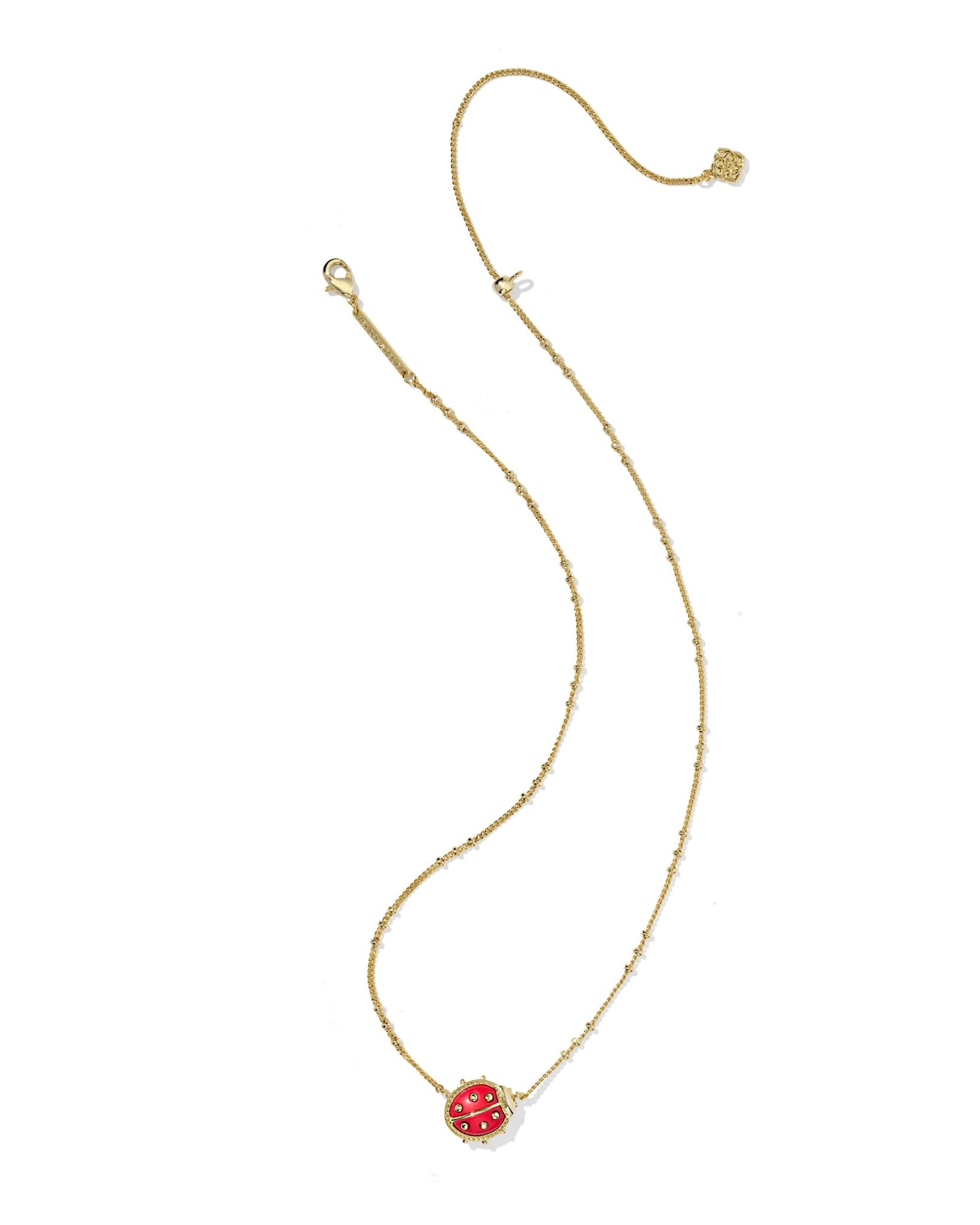 Kendra Scott Ladybug Short Pendant Necklace | Gold - Juli's Wearable Art
