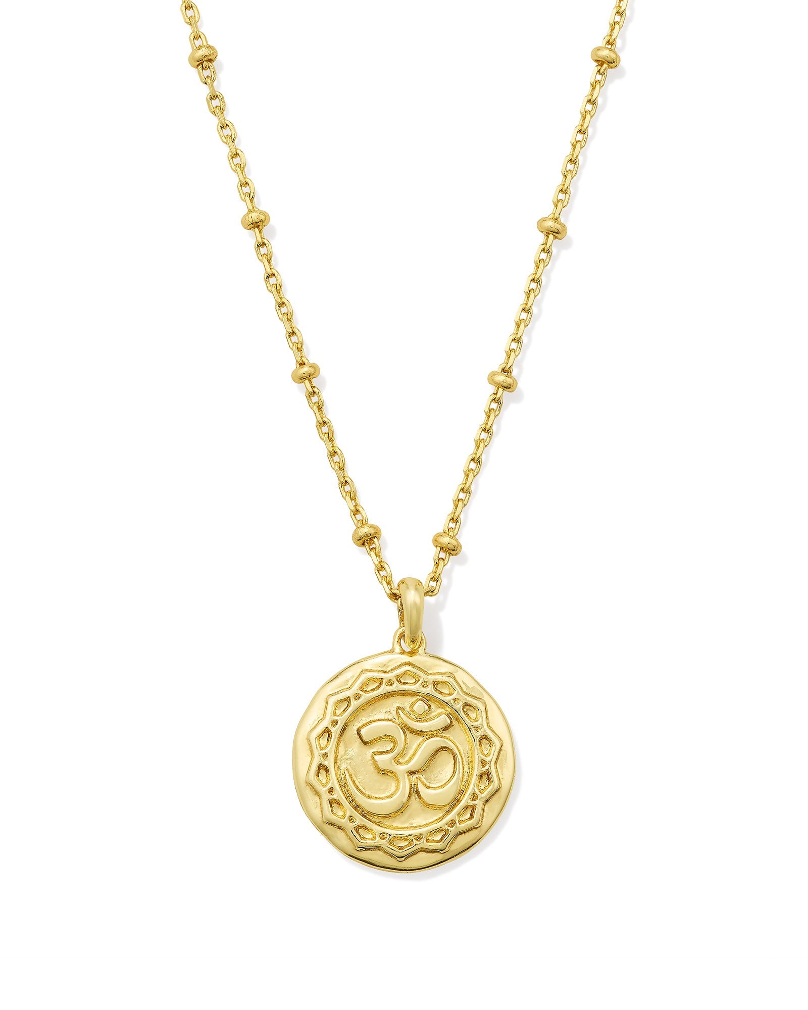 Kendra Scott Om Coin Short Pendant Necklaces - Juli's Wearable Art