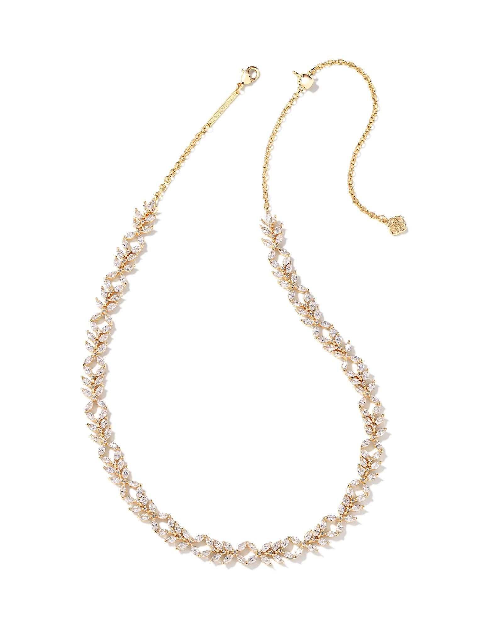Kendra Scott Rosalie Gold Tennis Necklaces - Juli's Wearable Art