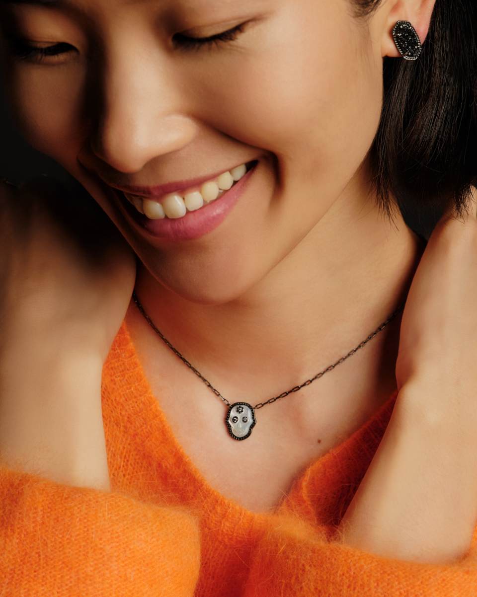 Kendra Scott Sugar Skull Halloween Jewelry Set - Limited Edition - Juli's Wearable Art