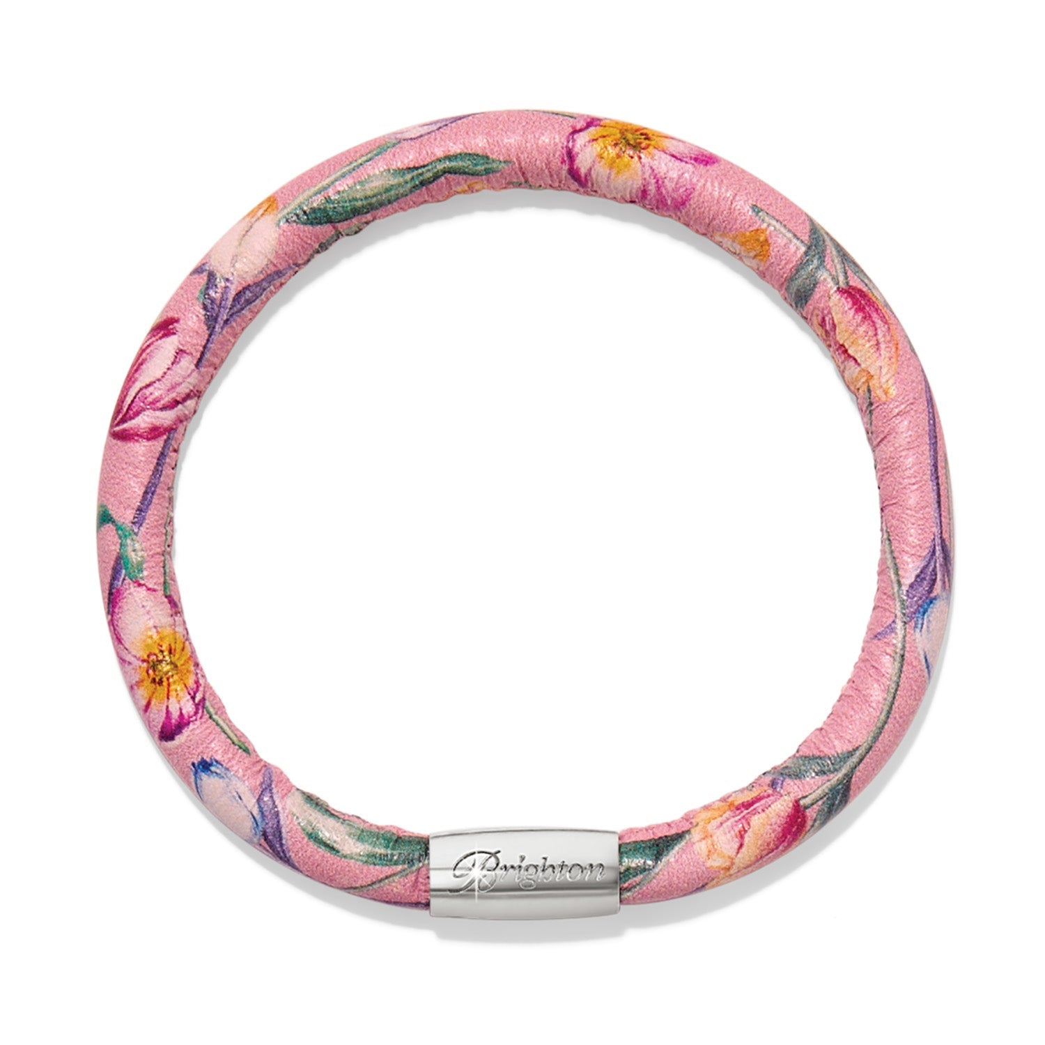 La Tulipe Petal Pink Woodstock Bracelets - Juli's Wearable Art