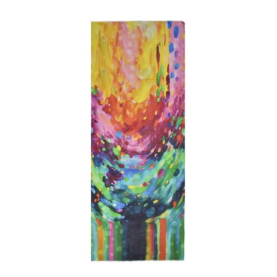 Lucky Colorful Summer Scarf - Juli's Wearable Art