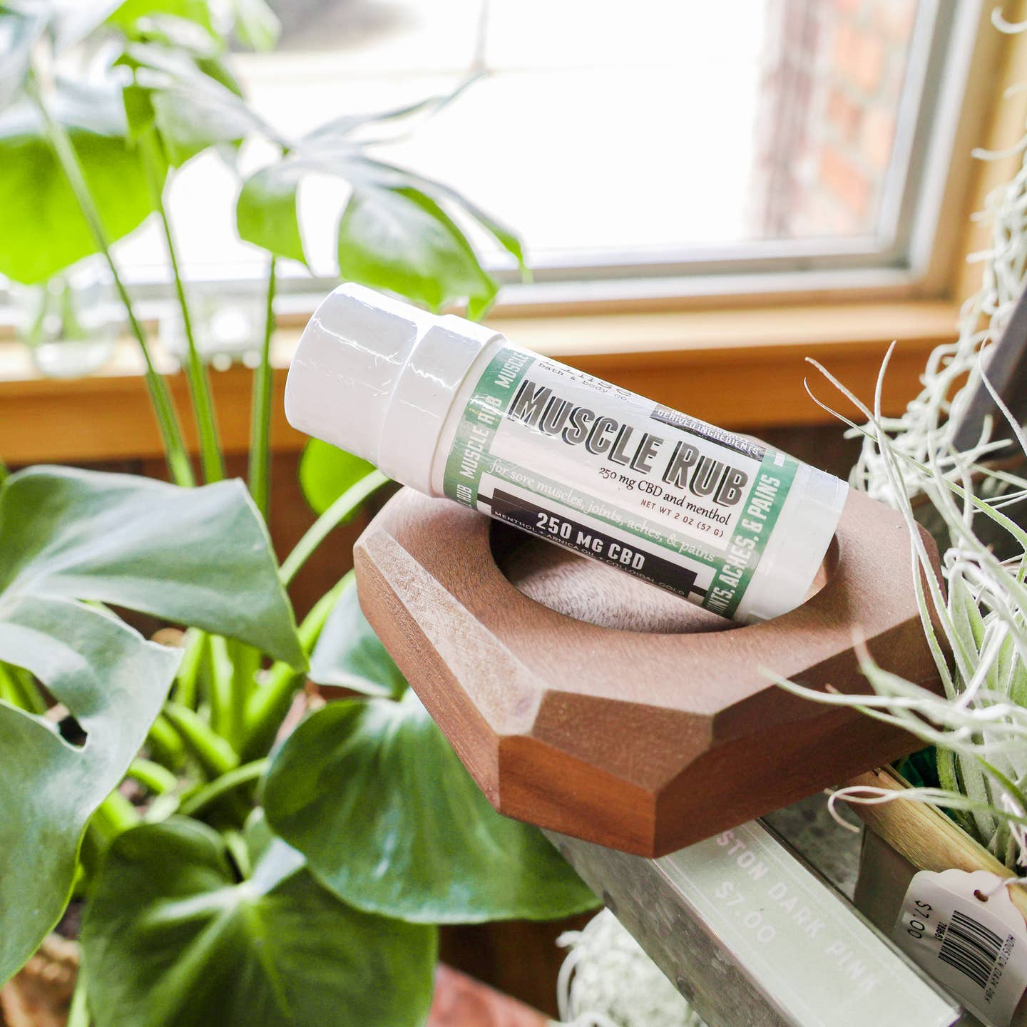 Muscle Rub Stick | CBD Balm with Menthol - Juli's Wearable Art