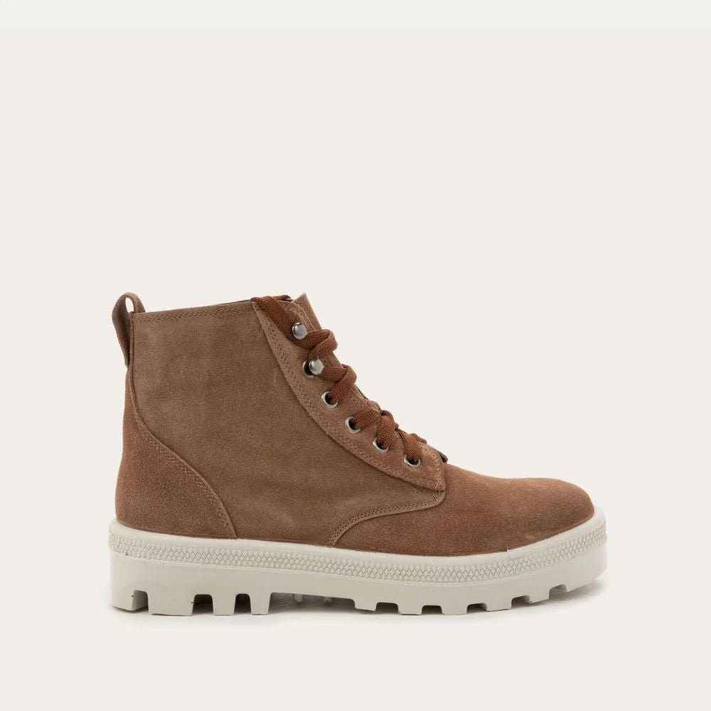 NAOT Canoe Boots - Brown Cedar Suede - Juli's Wearable Art