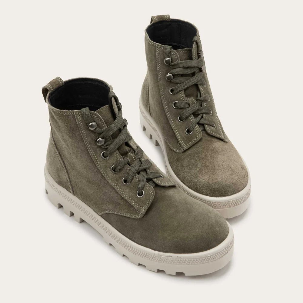 NAOT Canoe Boots - Hunter Green Suede - Juli's Wearable Art