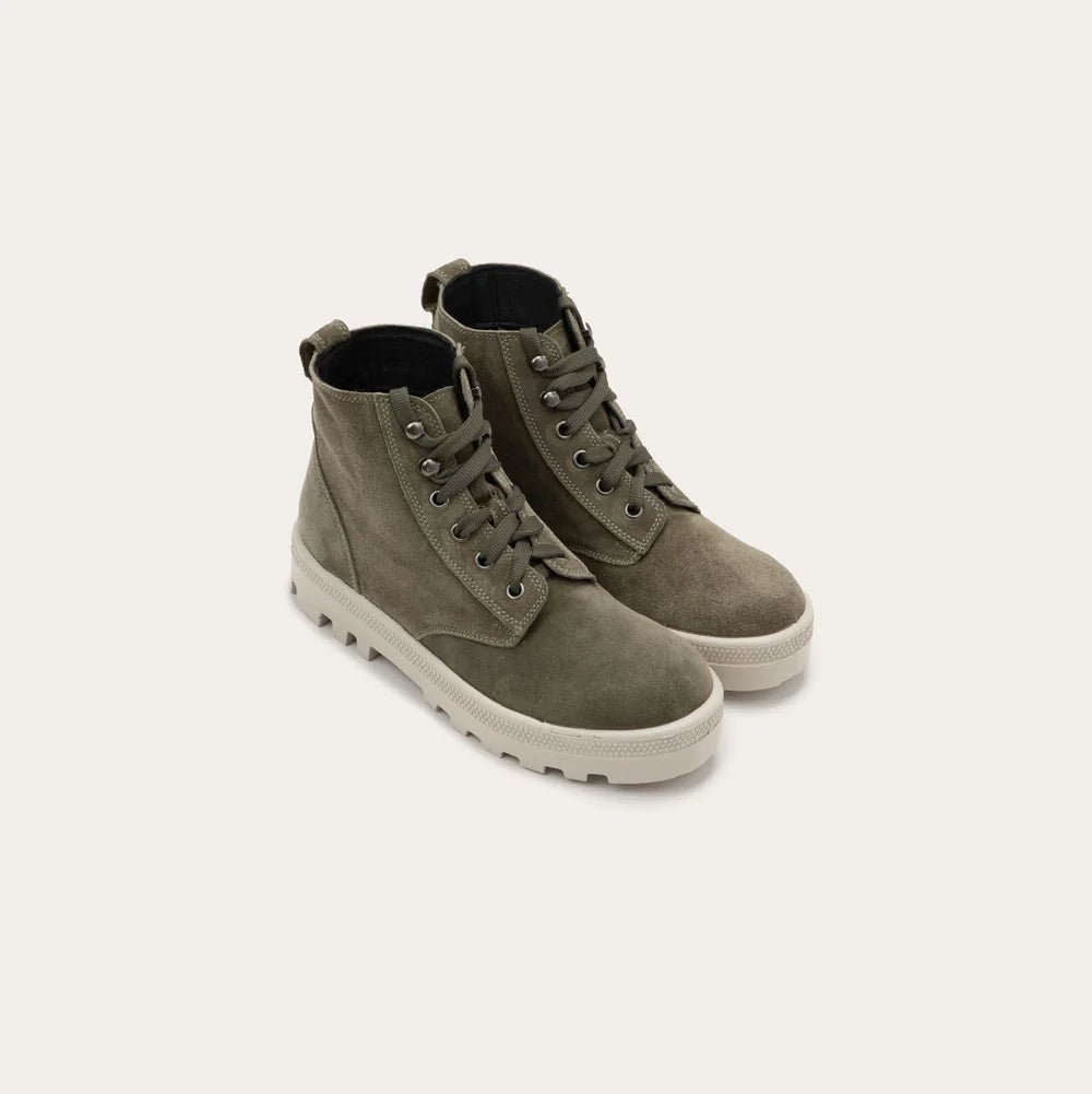 NAOT Canoe Boots - Hunter Green Suede - Juli's Wearable Art