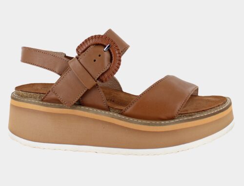 NAOT Crepe Sandal - Caramel Leather - Juli's Wearable Art