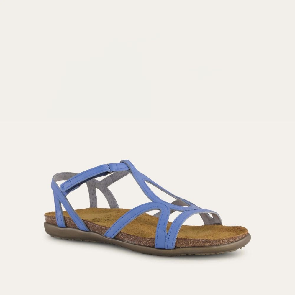 NAOT Dorith Sandal - Sapphire Blue Leather - Juli's Wearable Art
