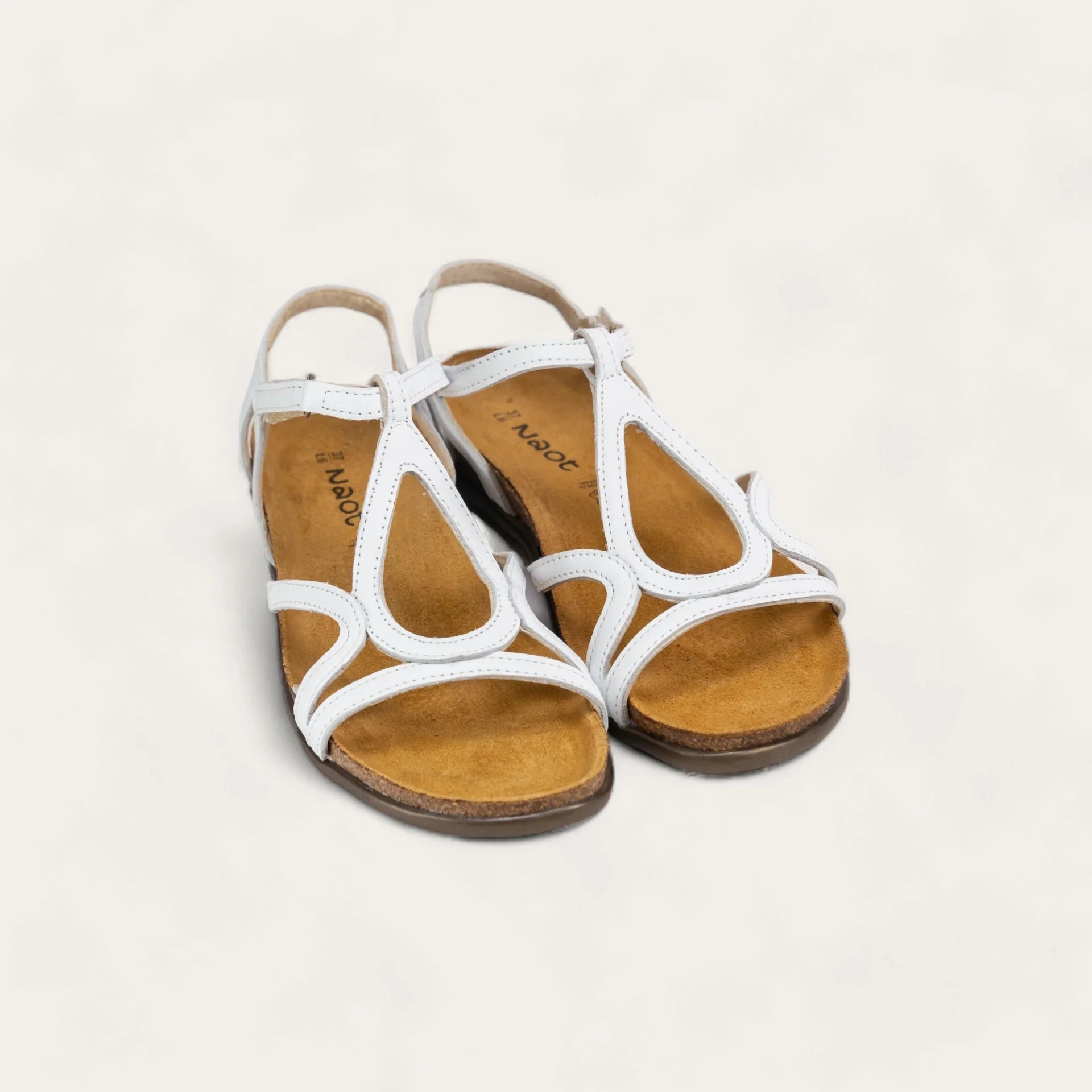 NAOT Dorith - White Leather - Juli's Wearable Art