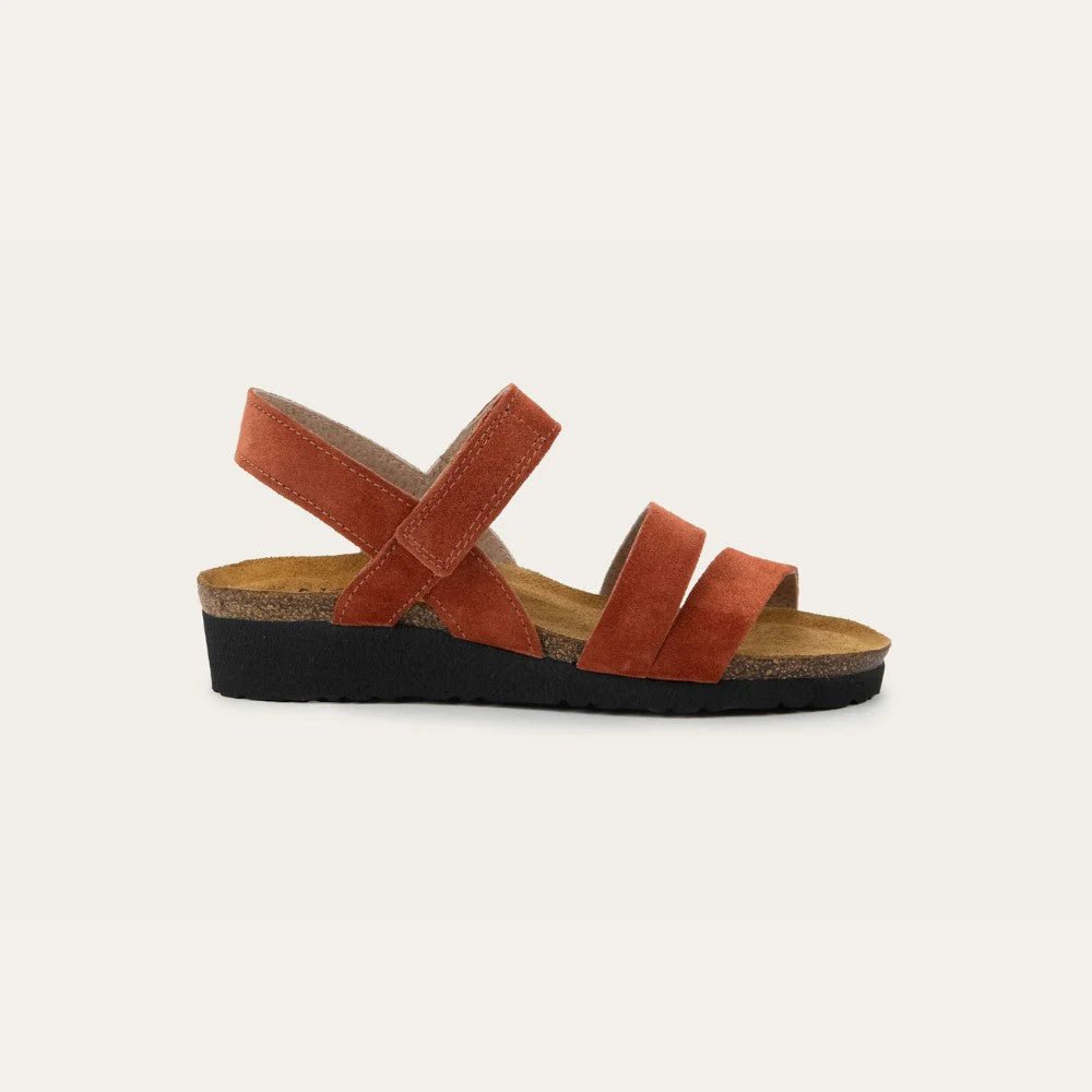 NAOT Kayla Sandal - Spice Suede - Juli's Wearable Art