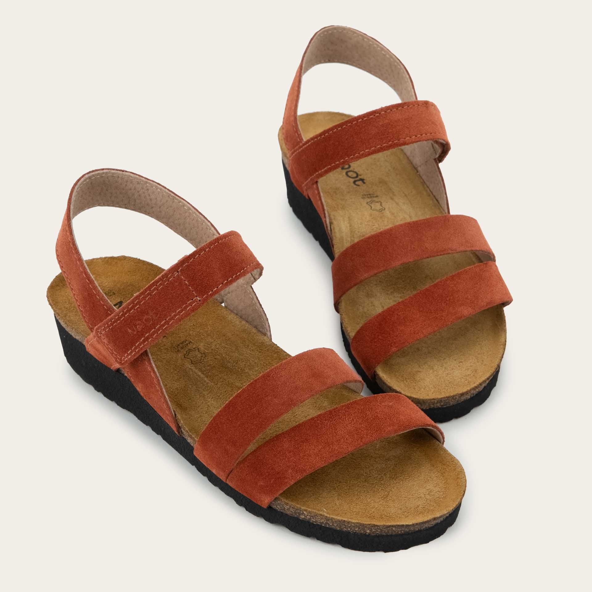 NAOT Kayla Sandal - Spice Suede - Juli's Wearable Art