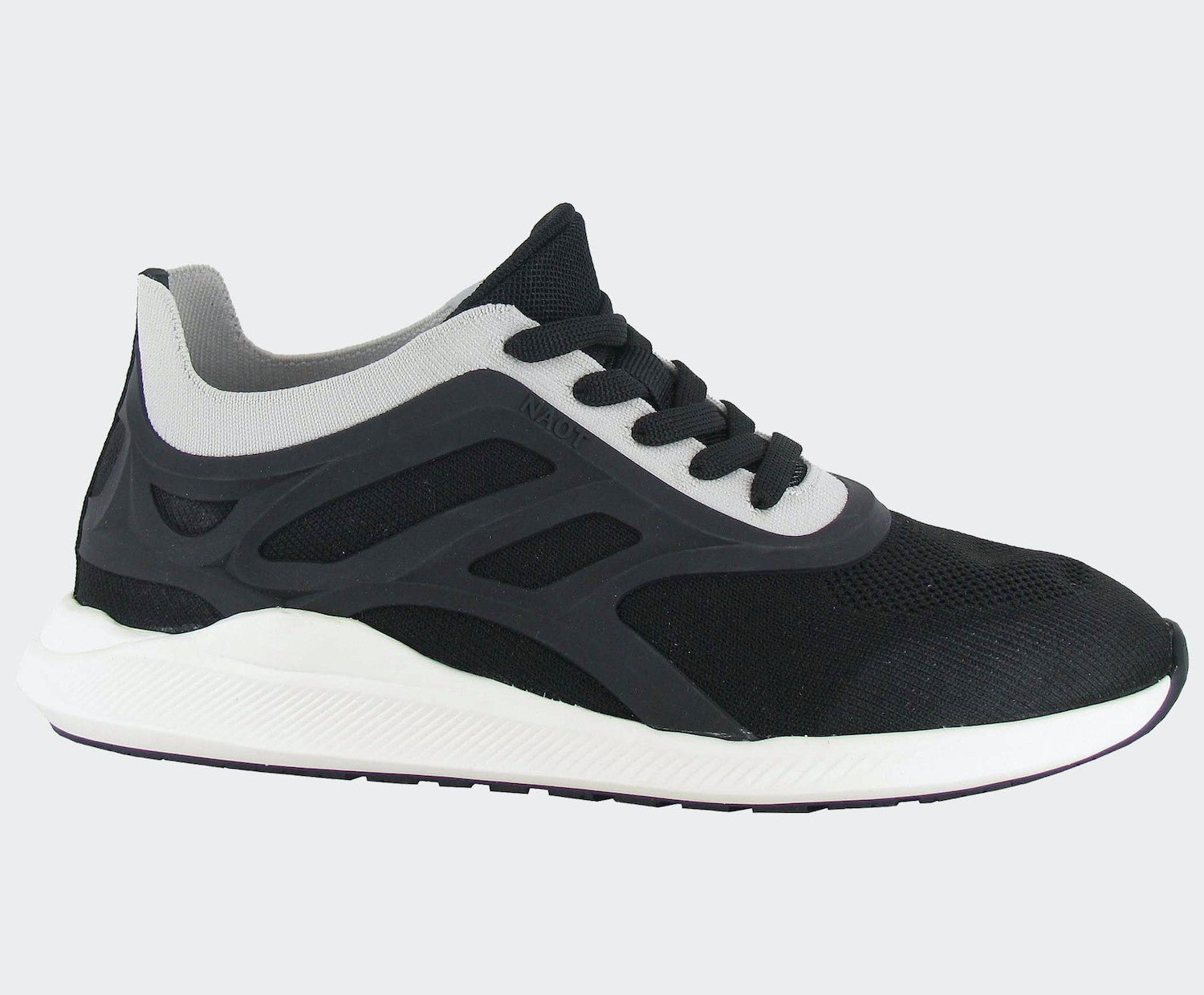 NAOT Krypton - Black Gray Knit - Juli's Wearable Art