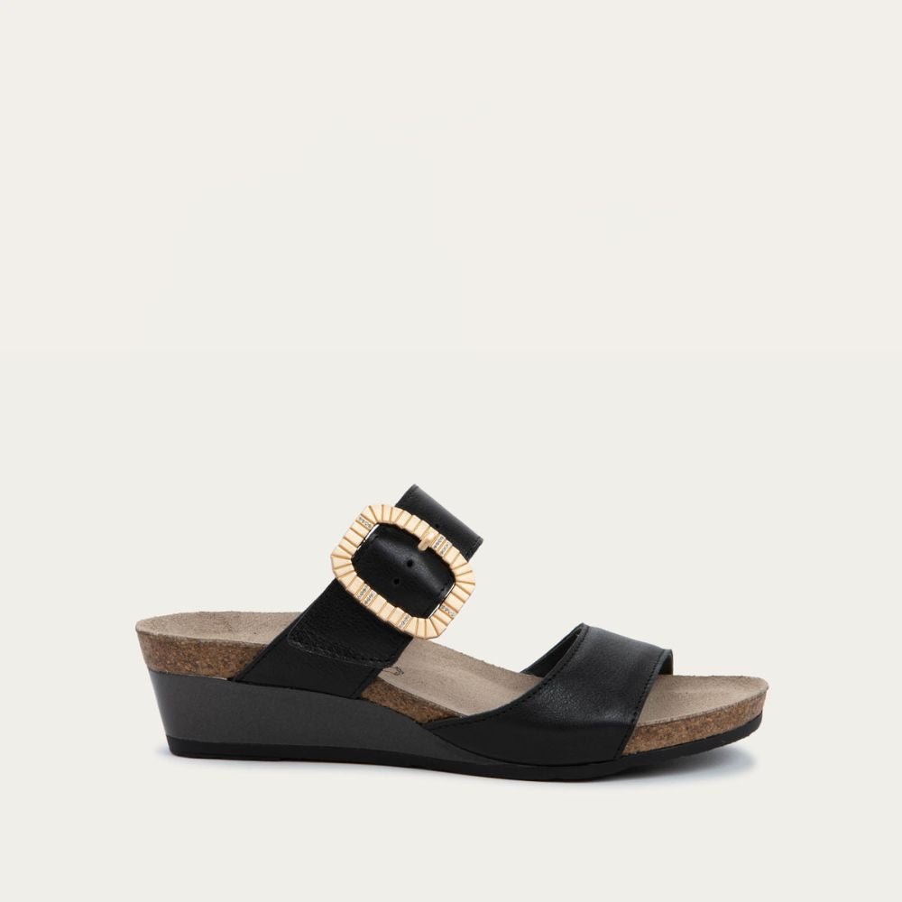 NAOT Magic Luxe Sandals | Black Leather - Juli's Wearable Art